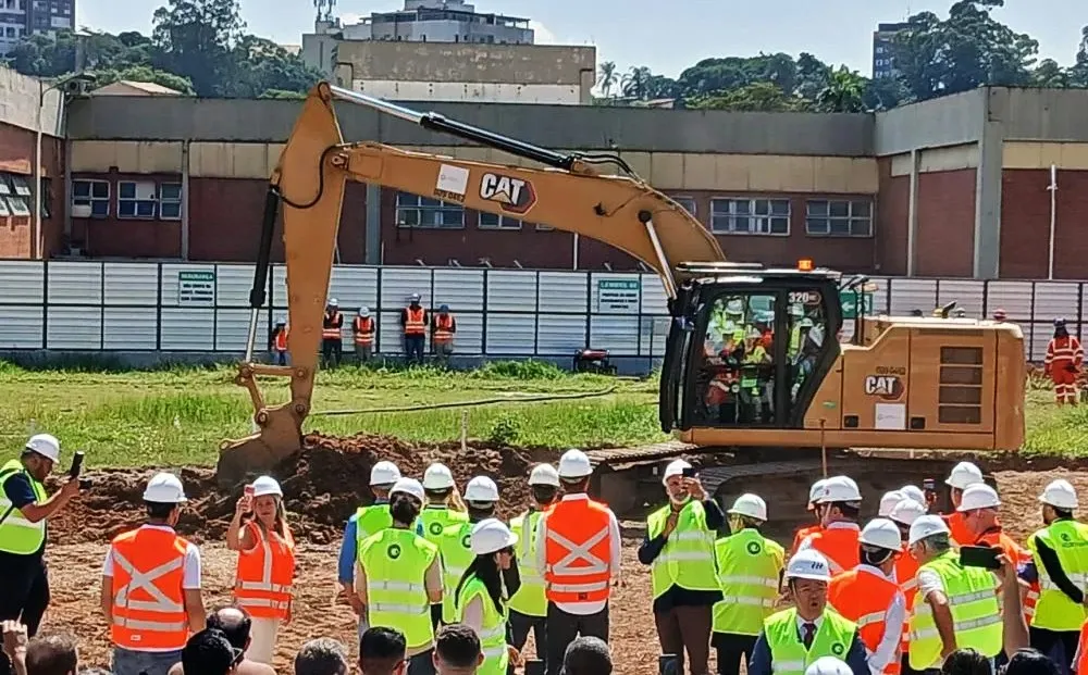 Escavações marcam o início das obras do metrô em Taboão da Serra, passo importante para a chegada da Linha 4-Amarela ao município - Foto: Jornal SP Repórter